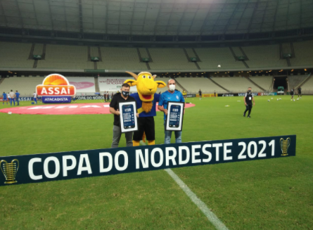 Arena Castelão é palco da primeira transmissão mundial de futebol pela plataforma TikTok