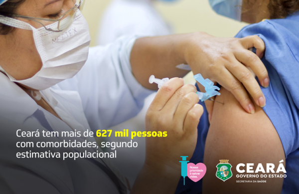 Cadastro Estadual de Vacinação: população incluída na 3ª fase deve especificar comorbidade