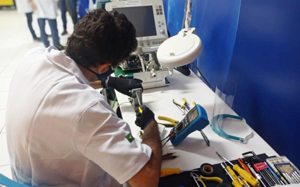 Central de Ventiladores Mecânicos do Ceará reabre para dar suporte a hospitais públicos