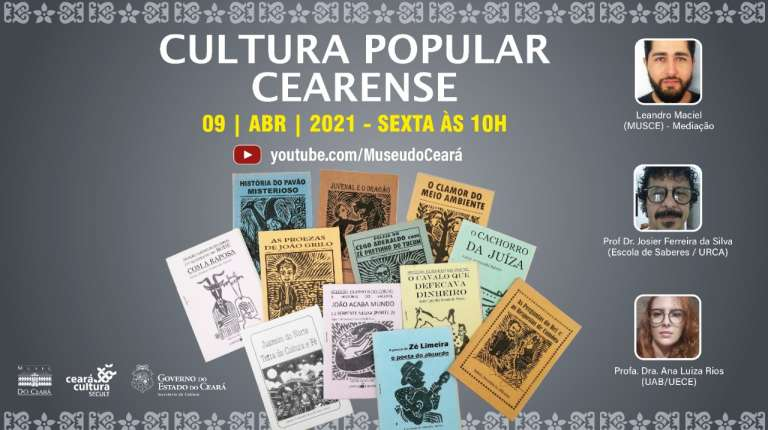 Museu do Ceará realiza live sobre cultura popular cearense nesta sexta (9)