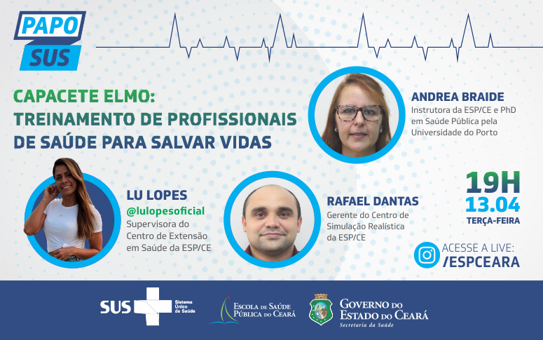 Preparação de profissionais de saúde para uso do capacete Elmo é tema do Papo SUS na ESP