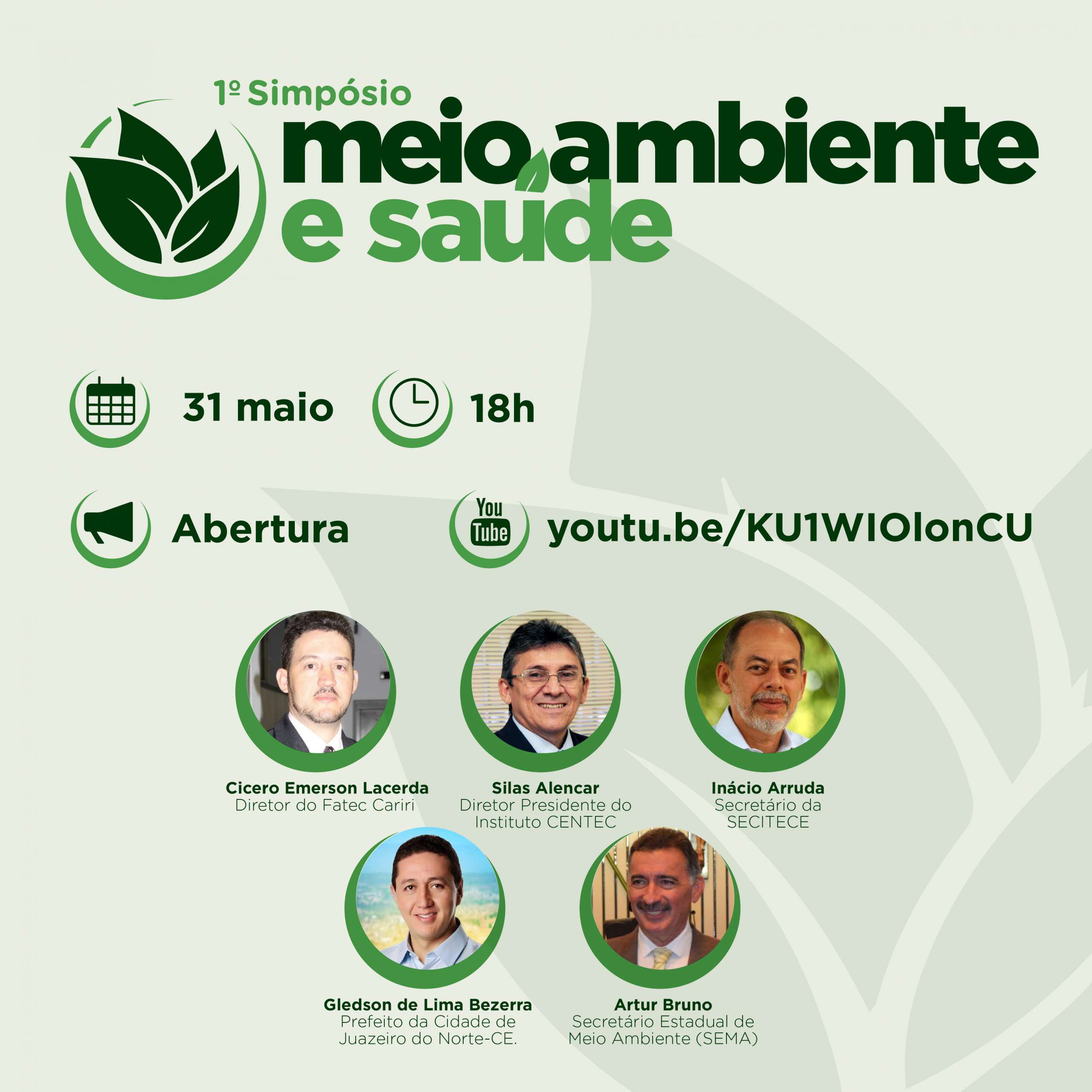 Centec e Prefeitura de Juazeiro do Norte promovem 1º Simpósio de Meio Ambiente e Saúde do Cariri