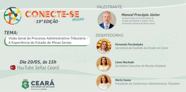 Boas práticas em processo administrativo tributário serão apresentadas nesta quinta-feira (20)