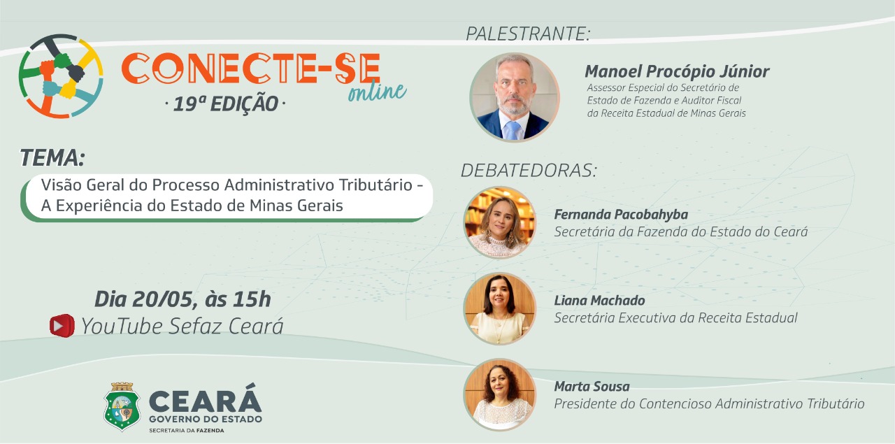 Boas práticas em processo administrativo tributário serão apresentadas nesta quinta-feira (20)