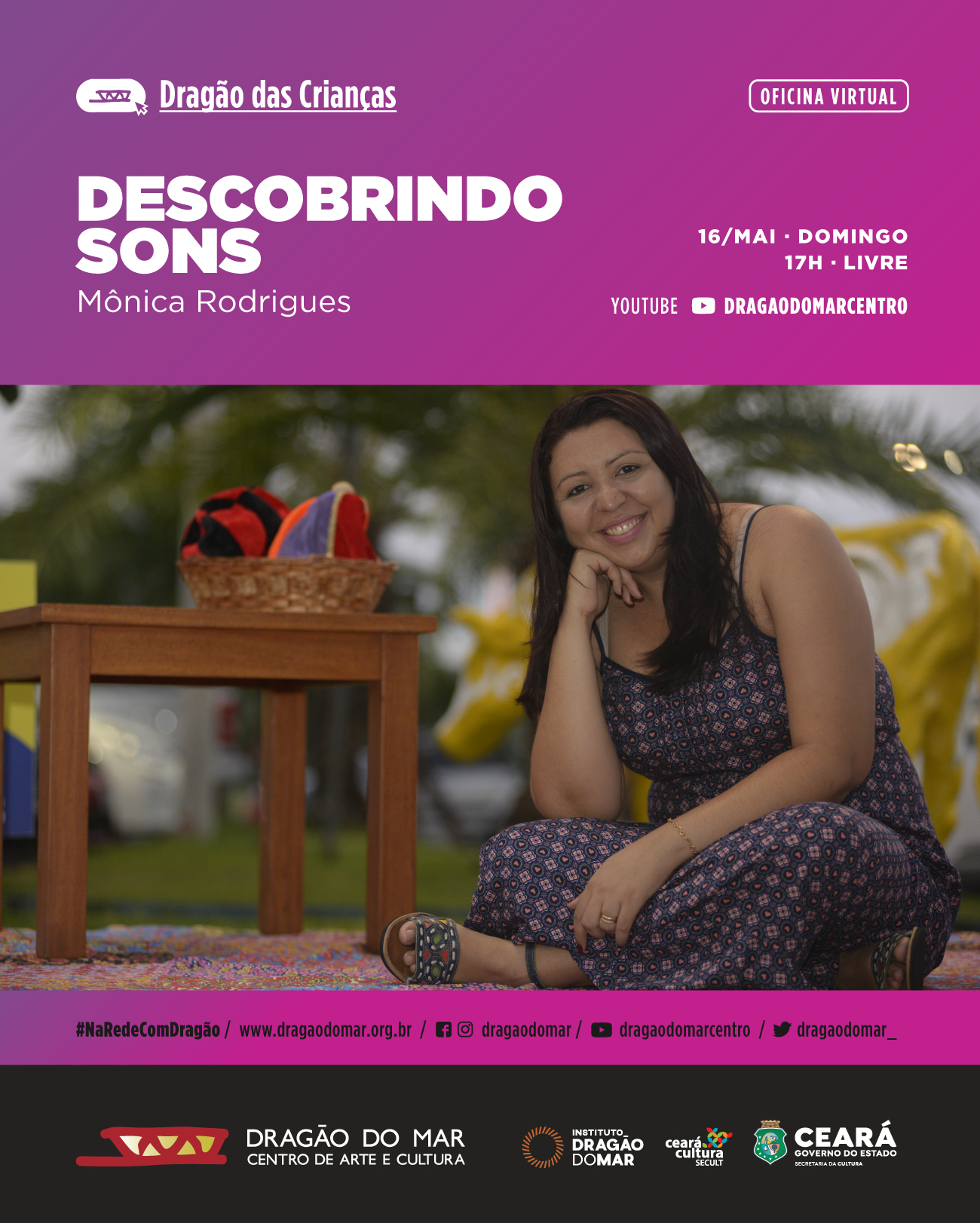 Dragão do Mar exibe oficina musical infantil neste domingo (16)