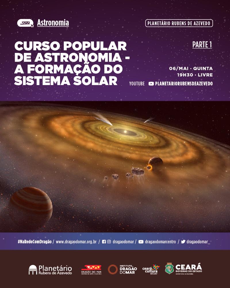 Planetário do Dragão do Mar lança programação virtual de maio