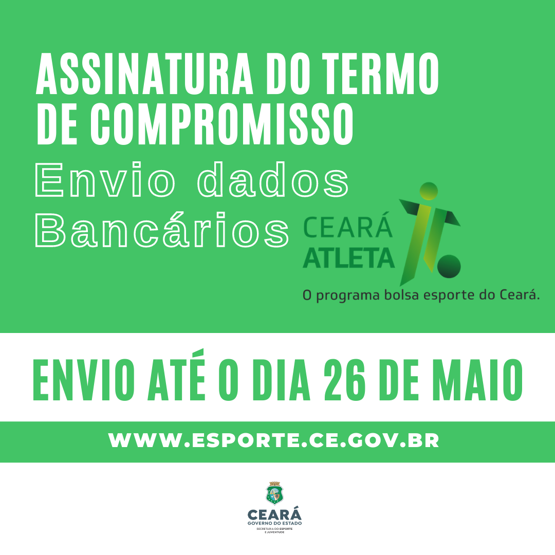 Atletas selecionados para a Bolsa Esporte devem enviar documentos até o dia 26 de maio