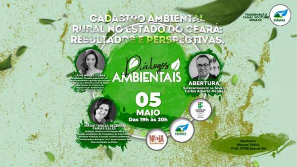 Diálogos Ambientais da Semace discute resultados e perspectivas do CAR no Ceará
