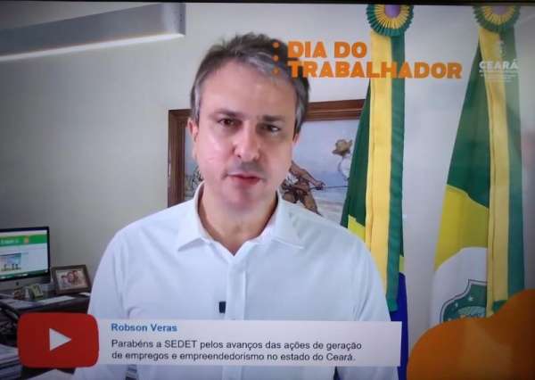 Governo do Ceará celebra Dia do Trabalhador em evento virtual no Youtube