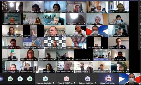 Semace participa de encontro com unidades federativas para discutir análise dinamizada do CAR