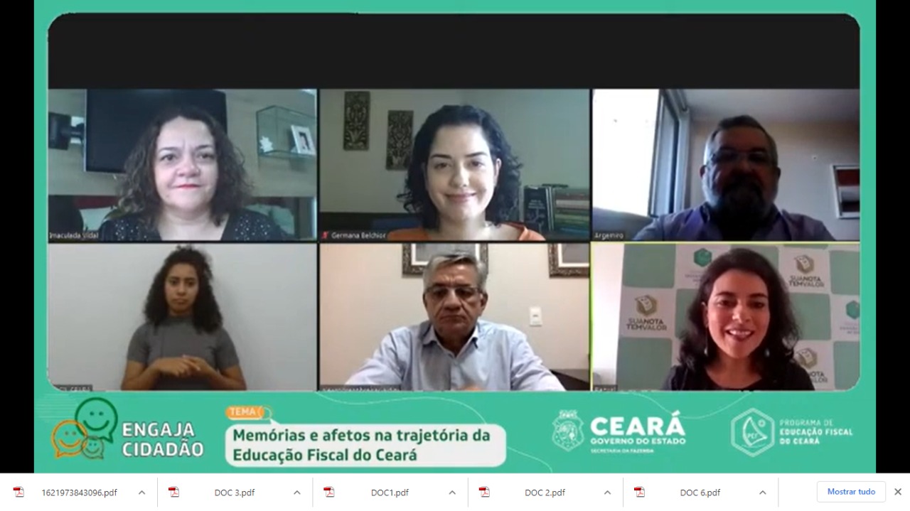 Live da Sefaz celebra Educação Fiscal e seu papel transformador no Ceará