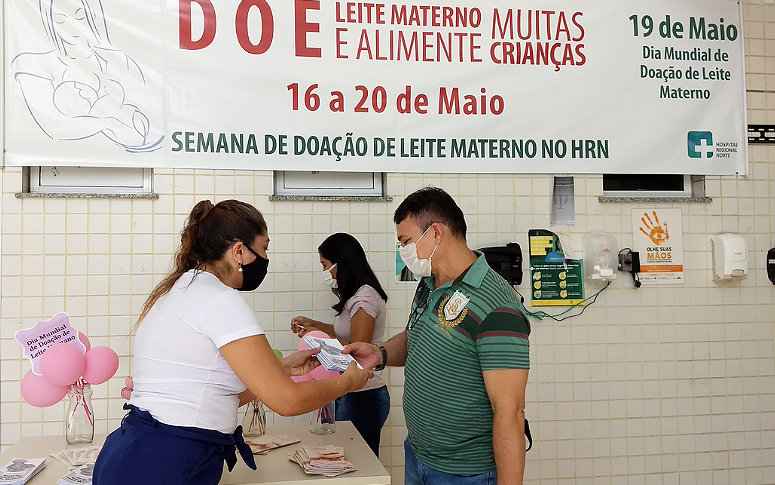 Banco de Leite do HRN mobiliza sociedade para doação de leite humano