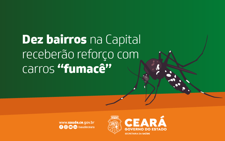Sesa intensifica combate ao mosquito da dengue, chikungunya e zika em bairros de Fortaleza