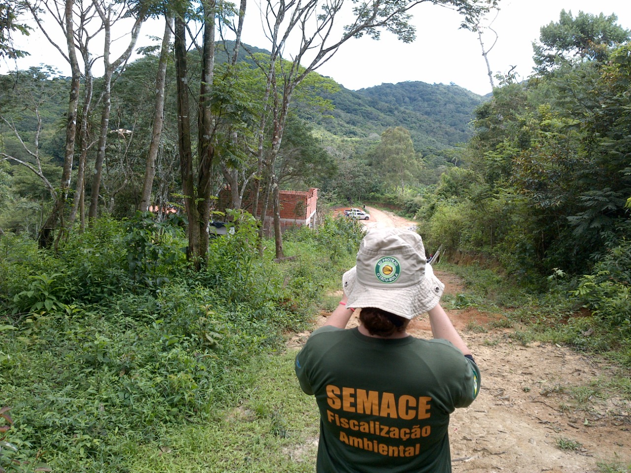 Serra de Baturité é alvo de nova operação de fiscalização da Semace com apoio da Sema e BPMA