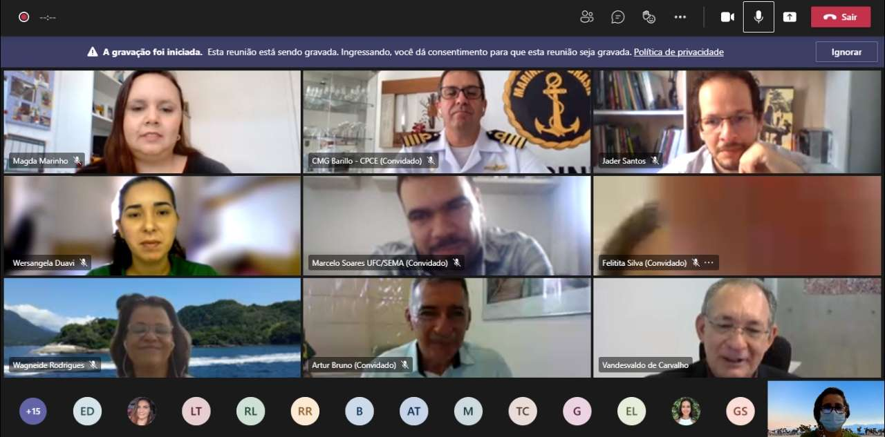 Sema reúne 150 gestores municipais em encontro virtual sobre Gerenciamento Costeiro