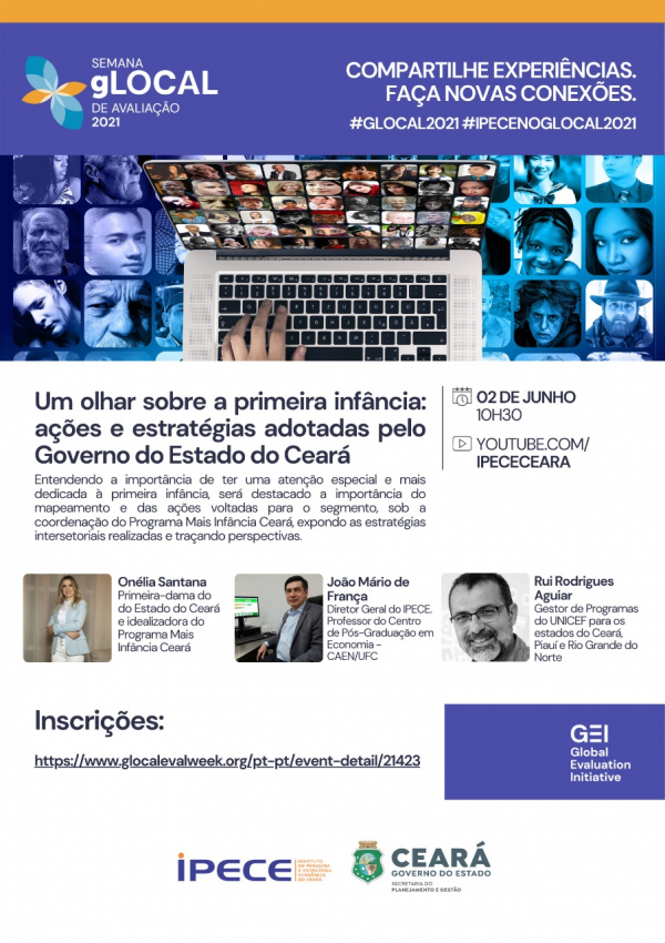 Primeira-dama e Unicef participam de debate sobre primeira infância realizado pelo Ipece