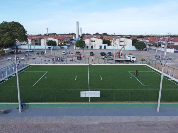 Após visita técnica, nova Areninha de Horizonte é liberada para a prática de esportes a partir do dia 14