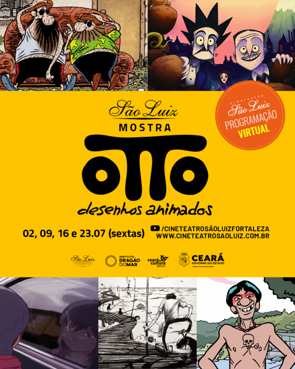 Programação virtual do Cineteatro São Luiz coloca em cartaz a Mostra Especial “Otto Desenhos Animados”