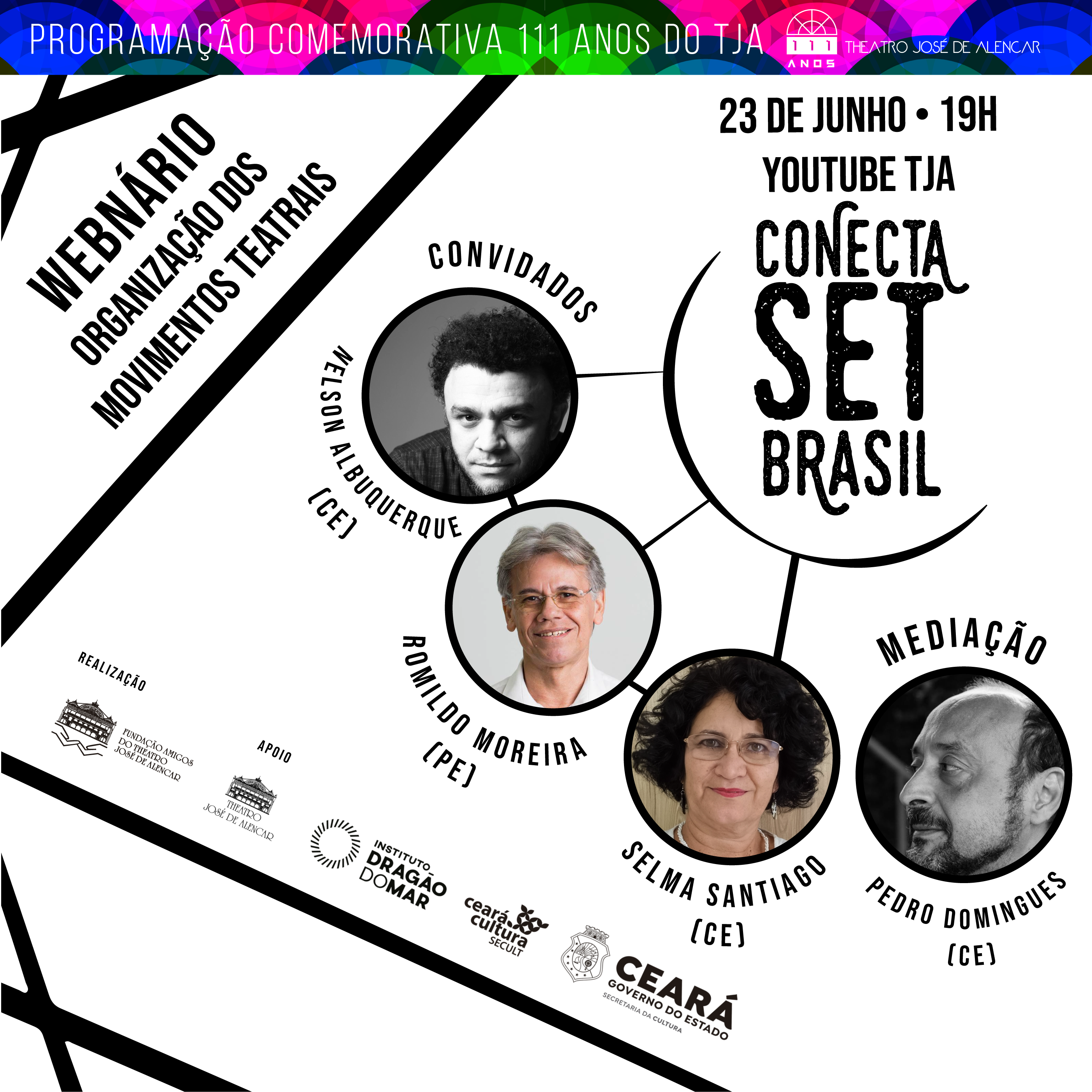 Conecta SET Brasil: Webnário discute relação dos equipamentos cênicos com a cidade e os movimentos teatrais no YouTube do TJA