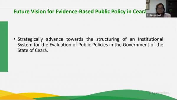 Izolda Cela ressalta políticas públicas do Ceará em lançamento de iniciativa sustentável para América Latina