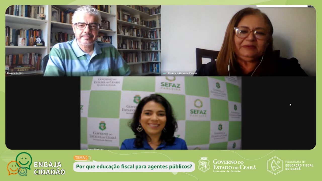 Live da Sefaz debate sobre a educação fiscal para agentes públicos