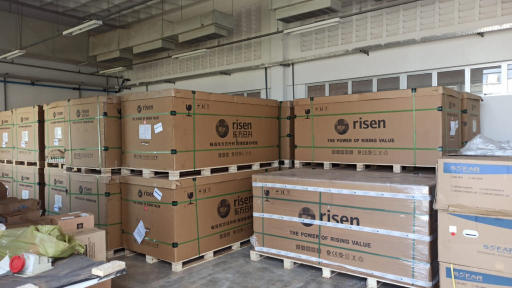 Secitece recebe equipamentos para a instalação da Usina Solar Fotovoltaica