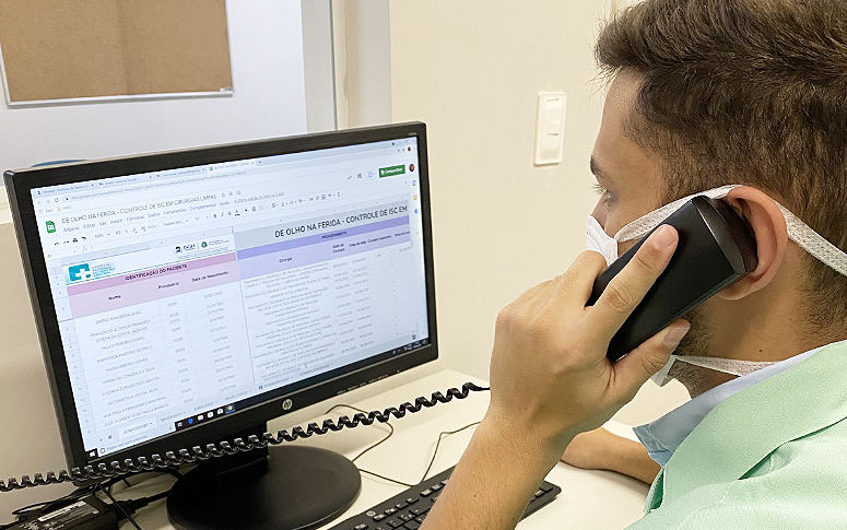 Projeto ‘De Olho na Ferida’ previne infecções pós-cirúrgicas no HRSC