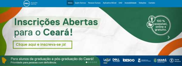 Uece, Sesa, Lead e Idesco oferecem cursos gratuitos para pessoas com e sem deficiência
