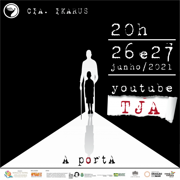 Teatro expressionista no TJA: “A Porta” é destaque, sábado e domingo, no YouTube do equipamento