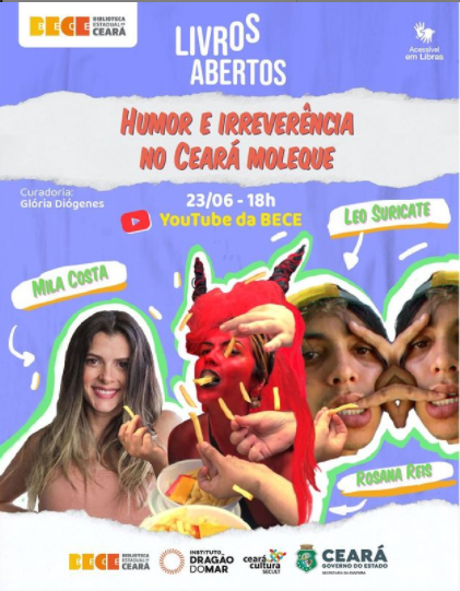 BECE realiza live sobre humor com Leo Suricate e Mila Costa