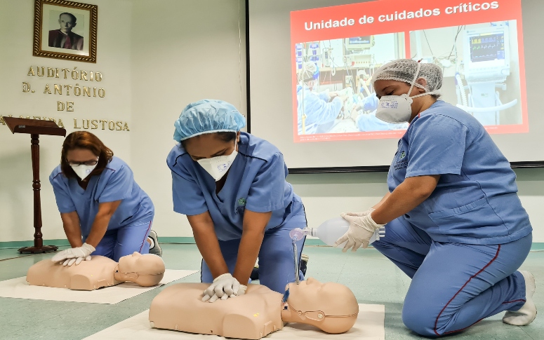 HSJ capacita mais de cem profissionais de Enfermagem em Ressuscitação Cardiopulmonar