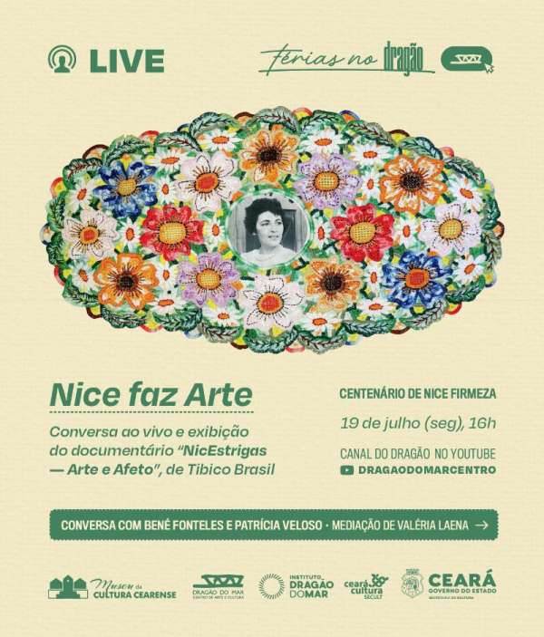 Dragão do Mar celebra centenário de Nice Firmeza com exibição de documentário e conversa ao vivo na próxima segunda-feira (19)