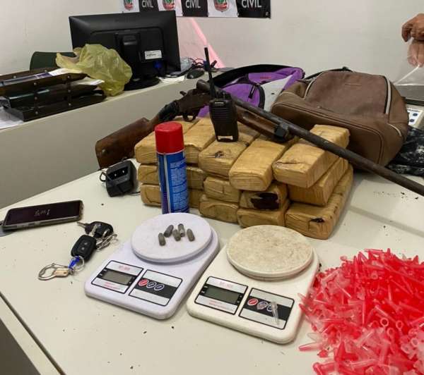 Informação repassada ao Disque-Denúncia da SSPDS resulta nas apreensões de 9,6 kg de drogas pela PC-CE