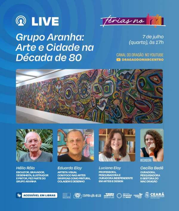 Museu de Arte Contemporânea do Ceará resgata história e produção do Grupo Aranha nesta quarta-feira (7)