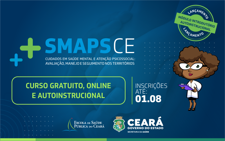 ESP/CE oferta capacitação com 750 vagas em saúde mental e atenção psicossocial