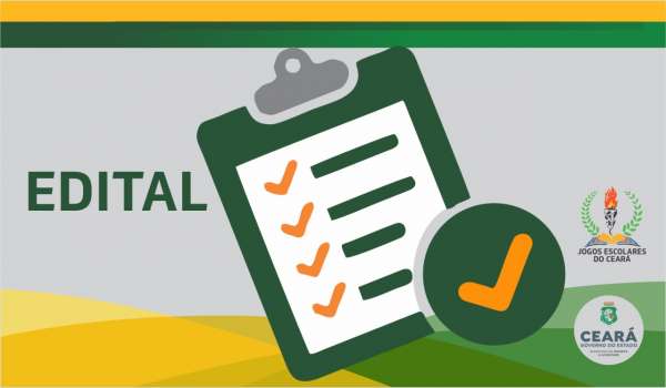 Sejuv divulga edital referente ao Chamamento Público dos Jogos Escolares do Ceará 2021