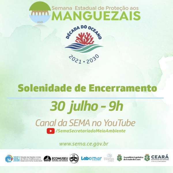 Semana Estadual de Proteção dos Manguezais encerra-se nesta sexta-feira (30)