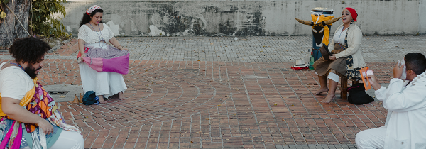 Coletivo Yabás apresenta espetáculo “Encantarias de um Boi Juremeiro” na MOPI8