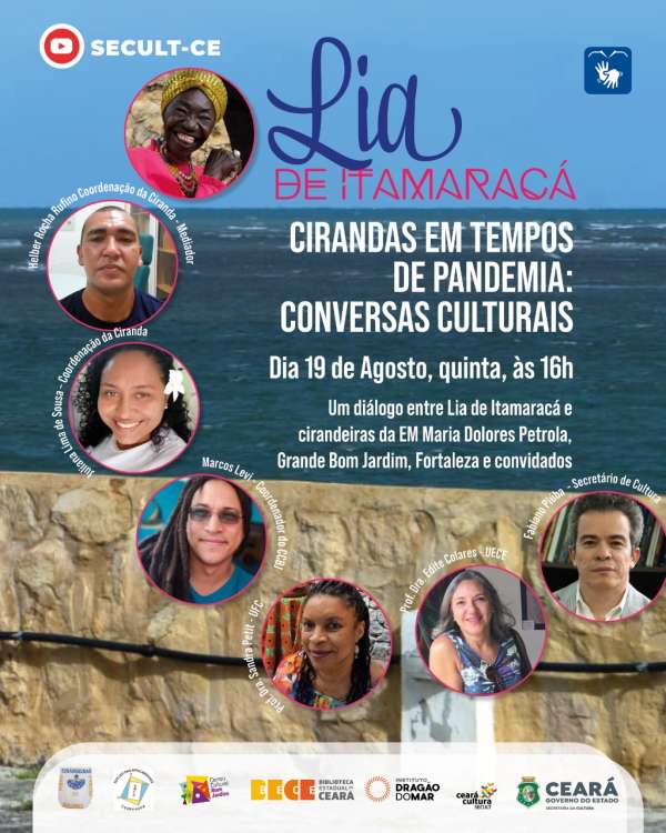 Secult realiza live com Lia de Itamacará nesta quinta-feira (19)