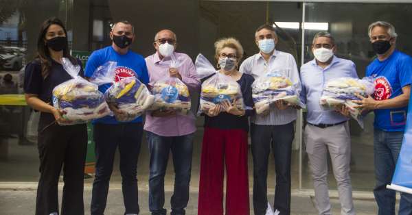 SPS recebe 2.500 cestas de alimentos da Associação Cearense de Supermercados