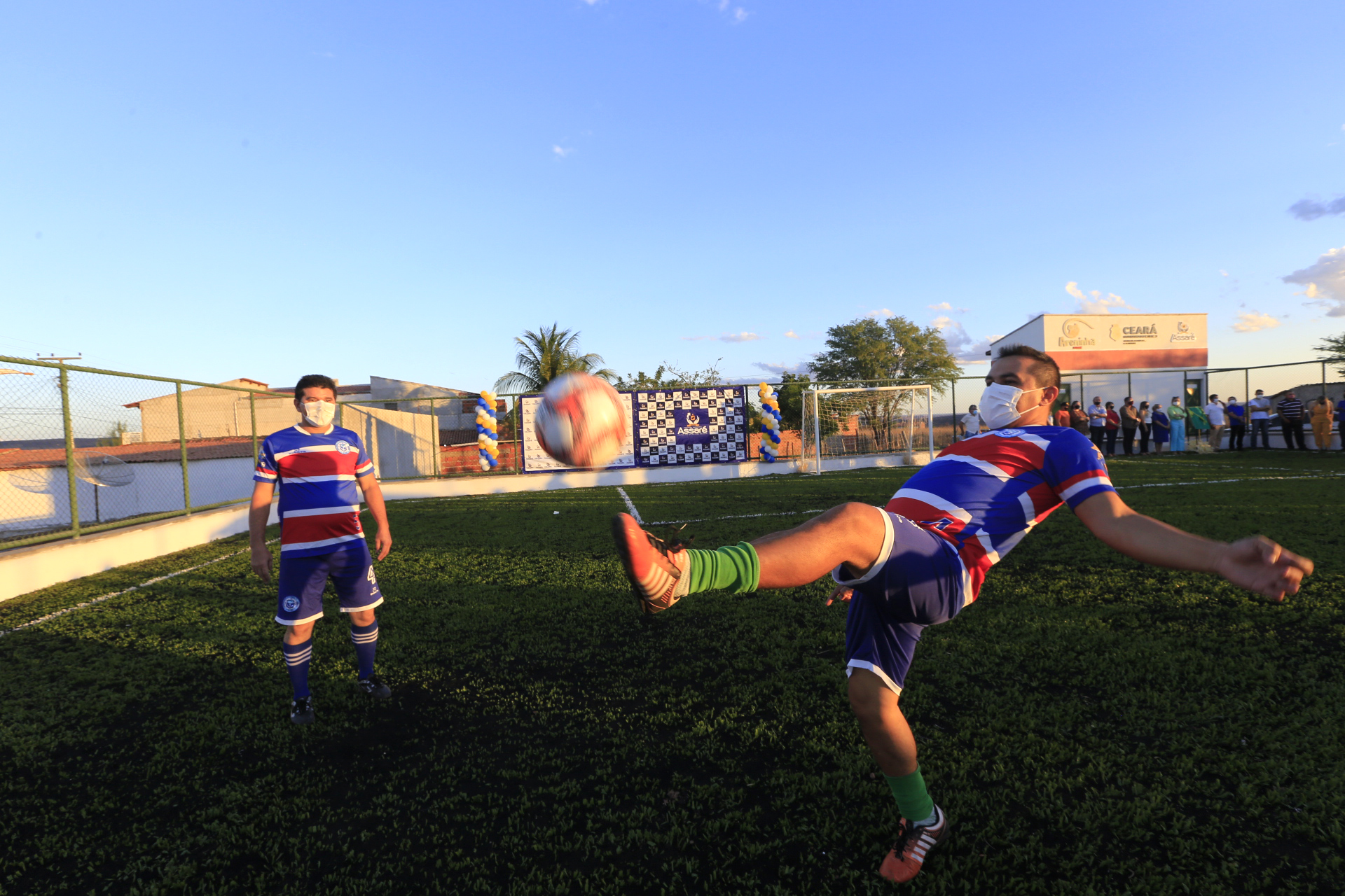 Governo do Ceará inaugura mais três areninhas no Interior, em Antonina do Norte, Assaré e Tejuçuoca