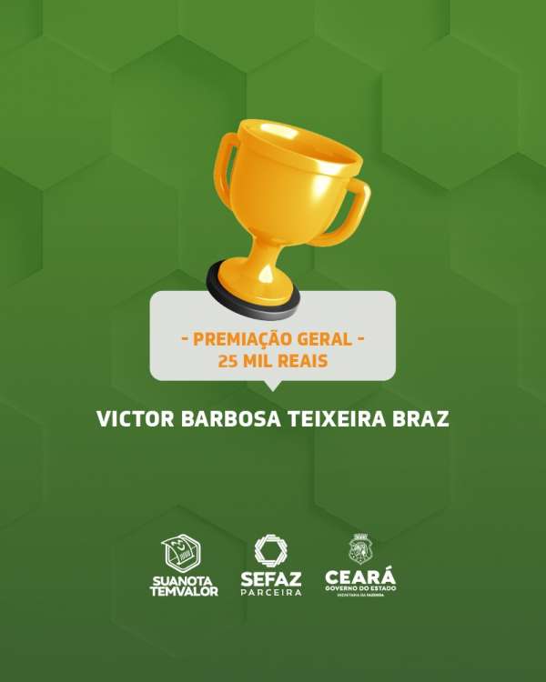 Sua Nota Tem Valor: conheça quem são os ganhadores do 13º sorteio
