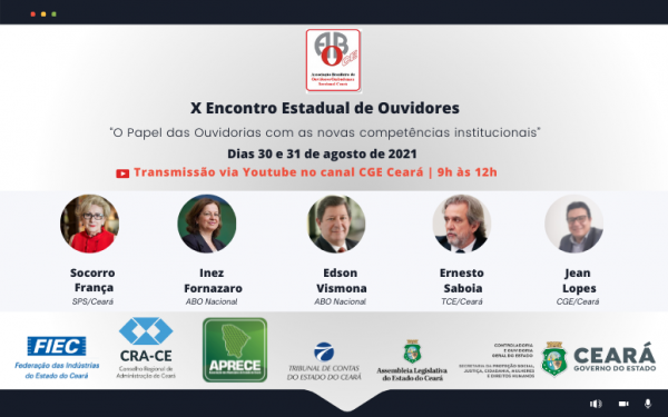 Encontro Estadual de Ouvidores acontece nos próximos dias 30 e 31 de agosto
