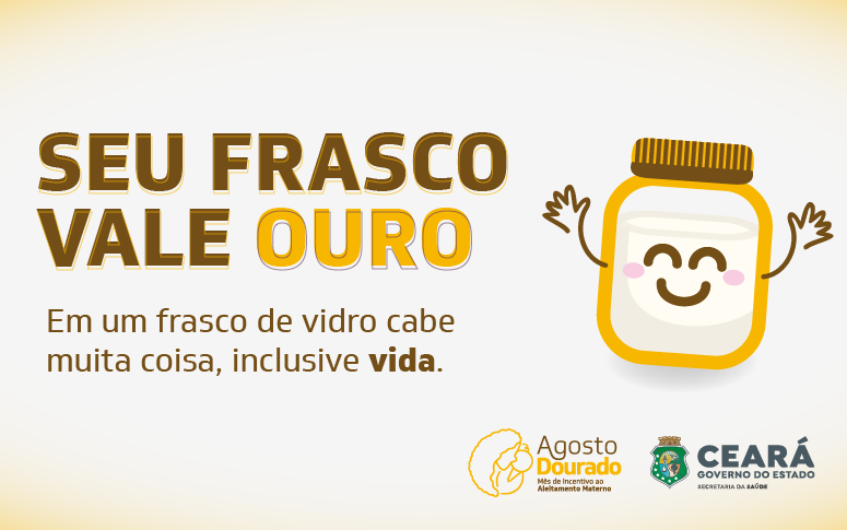 Agosto Dourado: Sesa arrecada frascos de vidro para armazenamento de leite humano