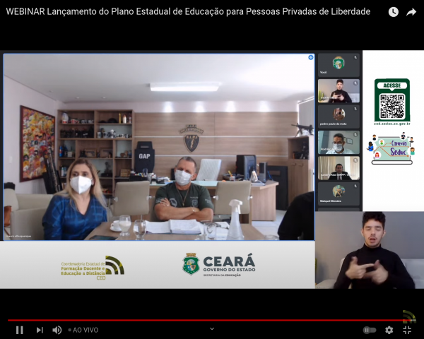 Seduc e SAP lançam plano de educação para privados de liberdade e egressos
