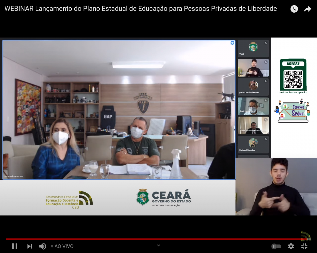 Seduc e SAP lançam plano de educação para privados de liberdade e egressos