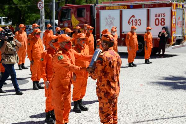 CBMCE lança pedra fundamental do museu da instituição em alusão aos seus 96 anos