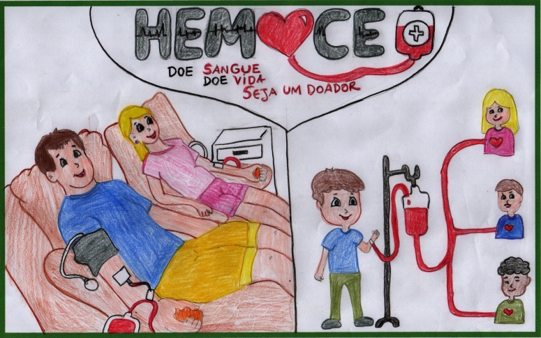 Concurso de Frases e Desenhos do Hemoce realiza premiação nesta sexta-feira (20); número de escolas inscritas bate recorde