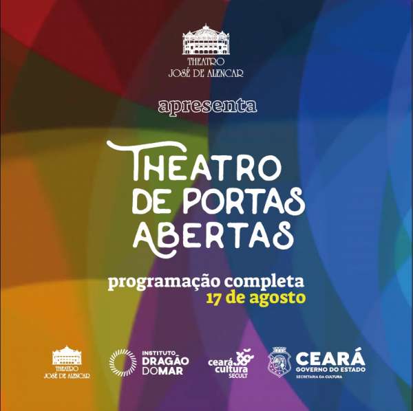 “Theatro de Portas Abertas”: Ações presenciais e no canal do YouTube marcam a edição de agosto