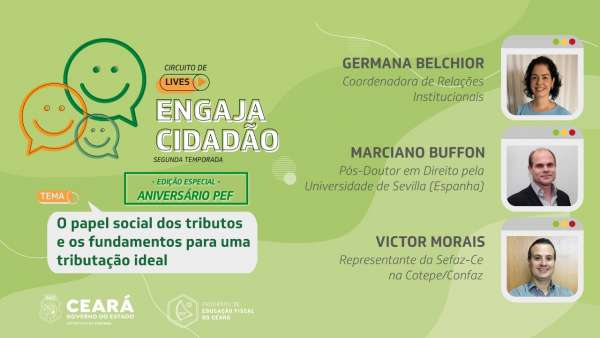 23 anos do Programa de Educação Fiscal é celebrado em live do Engaja Cidadão